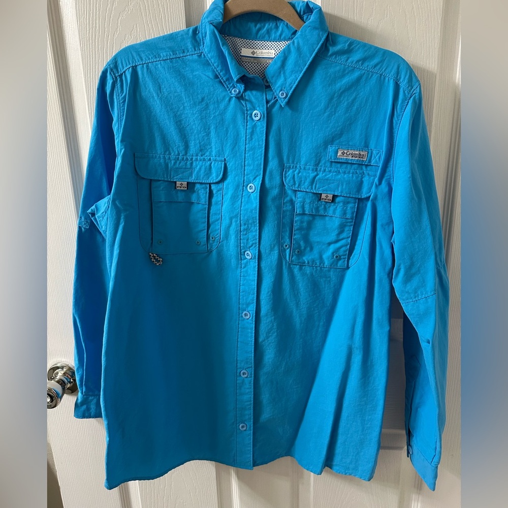 Columbia Women’s PFG long sleeve shirt, L